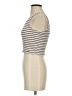 Hollister 100% Elastane Ivory Sleeveless Top Size XS - photo 5