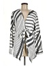 Kerrently x The Drop Stripes Silver Long Sleeve Blouse Size M - photo 1