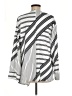 Kerrently x The Drop Stripes Silver Long Sleeve Blouse Size M - photo 2