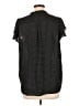 H&M 100% Polyester Black Short Sleeve Blouse Size 12 - photo 2