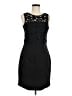 H&M 100% Polyester Black Cocktail Dress Size 8 - photo 1