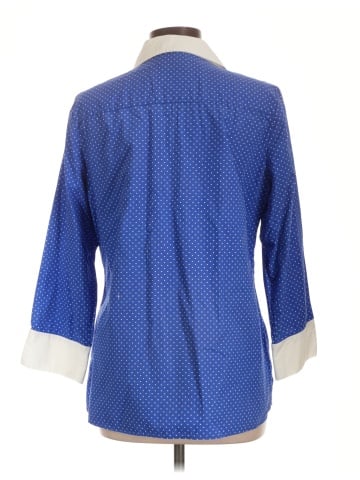 Cali And York 3/4 Sleeve Button-Down Shirt (view 2)