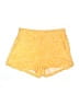 Old Navy 100% Rayon Polka Dots Yellow Shorts Size L - photo 1