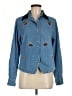 Bill Blass 100% Cotton Blue Denim Jacket Size M - photo 1