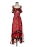 One September Paisley Red Casual Dress Size XS - photo 1