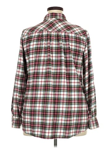 Lands' End Long Sleeve Button-Down Shirt (view 2)