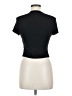 Shein Black Short Sleeve Turtleneck Size 6 - photo 2
