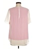Charming Charlie 100% Polyester Pink Short Sleeve Blouse Size M - photo 2