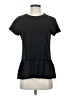 Dylan 100% Cotton Black Short Sleeve Top Size S - photo 1