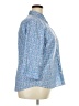 Lands' End Paisley Blue 3/4 Sleeve Button-Down Shirt Size 18 - photo 4