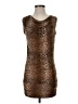 Unbranded Animal Print Brown Cocktail Dress Size Sm - Med - photo 1