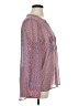 Collective Concepts 100% Polyester Red Long Sleeve Blouse Size XL - photo 4