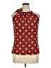 Escapada 100% Rayon Aztec Or Tribal Print Orange Sleeveless Blouse Size XL - photo 1
