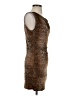 Unbranded Animal Print Brown Cocktail Dress Size Sm - Med - photo 4