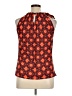 Escapada 100% Rayon Aztec Or Tribal Print Orange Sleeveless Blouse Size XL - photo 2