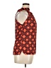 Escapada 100% Rayon Aztec Or Tribal Print Orange Sleeveless Blouse Size XL - photo 4