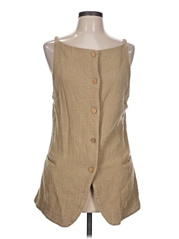 Free-est by Free People Sleeveless Button-Down Shirt (view 1)