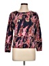 Talbots Floral Purple Pullover Sweater Size L - photo 1