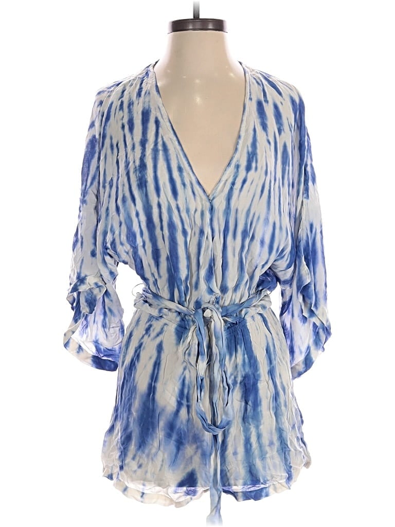 Pre-owned Lulus Romper In Blue