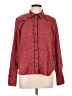 King Ranch 100% Cotton Print Red Long Sleeve Blouse Size L - photo 1