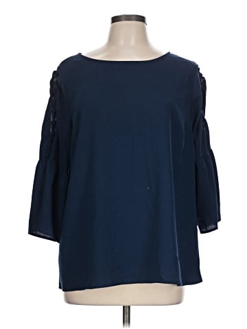 Time and Tru 3/4 Sleeve Blouse (view 1)