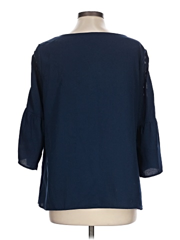 Time and Tru 3/4 Sleeve Blouse (view 2)