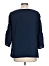 Time and Tru 100% Polyester Blue 3/4 Sleeve Blouse Size L - photo 2