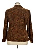 Plaza South Paisley Brown Blazer Size 18 - photo 2