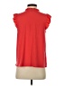Ann Taylor Red Sleeveless Button-Down Shirt Size S (petite) - photo 2