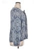Laundry by Shelli Segal 100% Polyester Blue Long Sleeve Blouse Size XL - photo 4