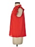 Ann Taylor Red Sleeveless Button-Down Shirt Size S (petite) - photo 5