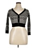 AGB Chevron-herringbone Black Cardigan Size 14 - photo 1
