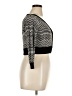 AGB Chevron-herringbone Black Cardigan Size 14 - photo 4