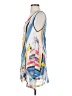 Lynn Ritchie Silver 100% Nylon Graphic White Casual Dress Size XS - photo 5