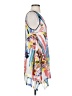 Lynn Ritchie Silver 100% Nylon Graphic White Casual Dress Size XS - photo 4