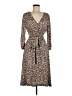 Classiques Entier Animal Print Brown Casual Dress Size M - photo 1