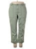 Lands' End Green Cargo Pants Size 16 - photo 1