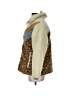 Coach 100% Polyester Animal Print Green Faux Fur Jacket Size S - photo 5