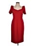 Calvin Klein Red Cocktail Dress Size 10 - photo 1