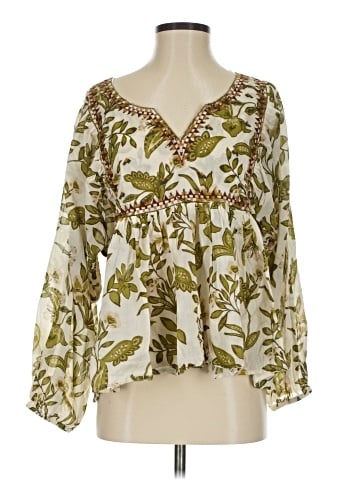 World Market 3/4 Sleeve Blouse (view 1)