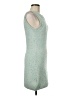 Zara Tweed Teal Cocktail Dress Size M - photo 4