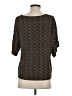 Chico's Black Short Sleeve Blouse Size Sm (0) - photo 2