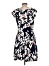 Robbie Bee Print Black Casual Dress Size L - photo 2