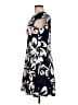 Robbie Bee Print Black Casual Dress Size L - photo 5