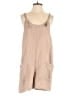 Assorted Brands 100% Cotton Solid Tan Romper Size L - photo 1