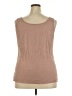 Unbranded Brown Sleeveless T-Shirt Size 4X - photo 2