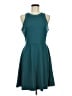 Mossimo Solid Teal Cocktail Dress Size M - photo 1