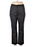 Lee 100% Polyester Solid Gray Casual Pants Size 14 - photo 1