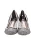 Adrianna Papell Houndstooth Silver Heels Size 8 - photo 2