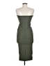 Boohoo Solid Green Cocktail Dress Size 6 - photo 2